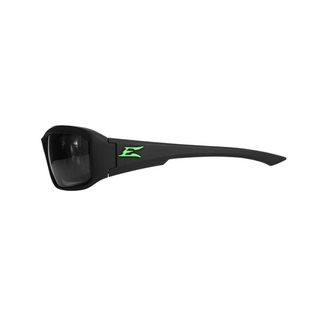 Edge Eyewear Brazeau Torque Polarized Safety Glasses Smoke Lens Black Frame TXB236-E3